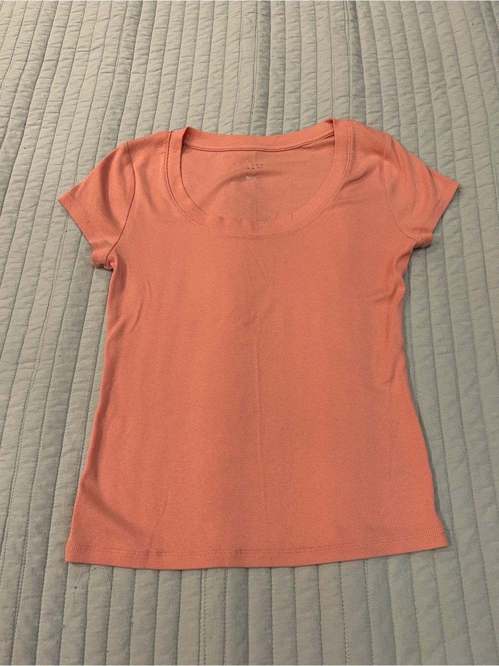 a new day Scoop Neck Short Sleeve Tee - Coral
